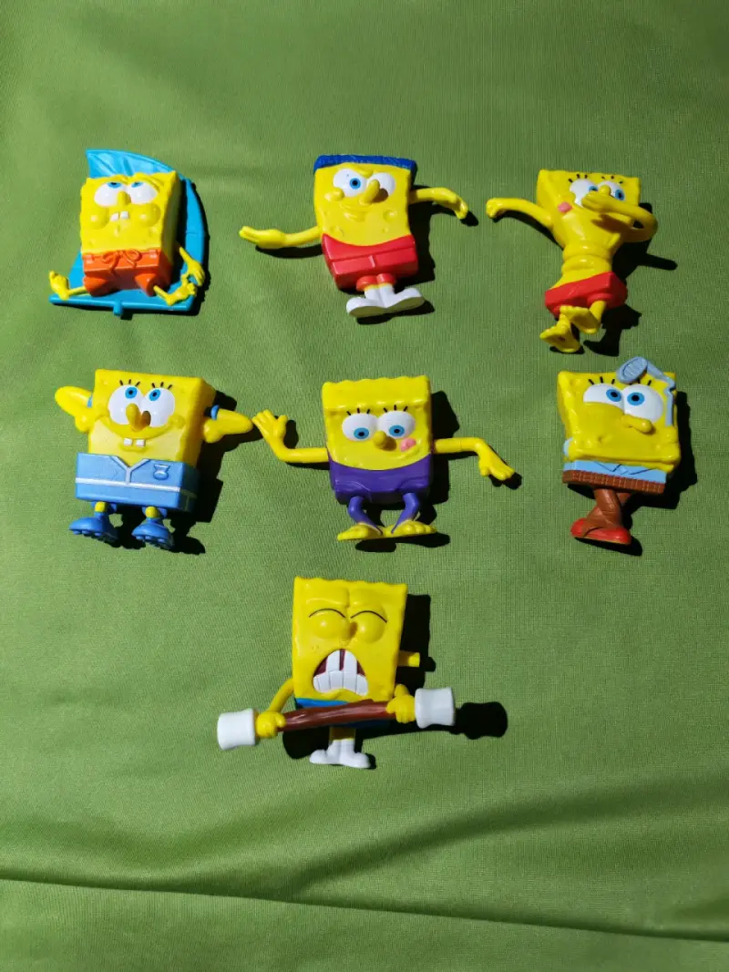 Set de figuras de acción Bob Esponja