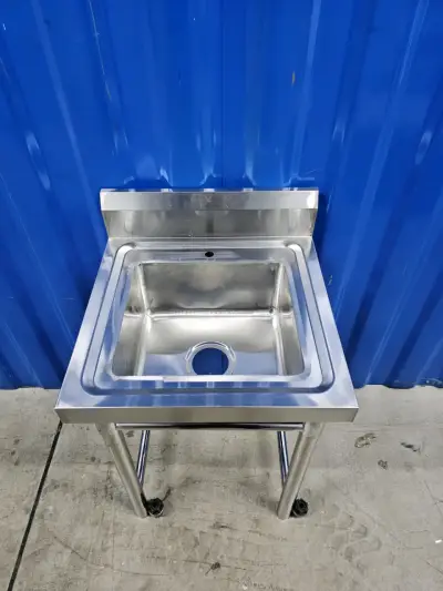Lavaplatos de acero inoxidable con accesorios - miniatura 2