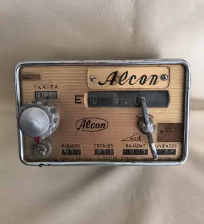 Taximetro Vintage Alcon Años 60-70 - miniatura 1