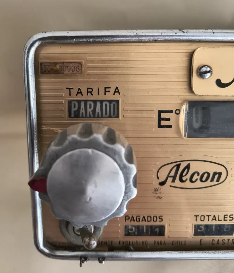 Taximetro Vintage Alcon Años 60-70 - 6
