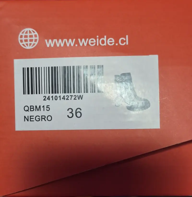 Botines de cuero negro Weide con tacón alto - 3