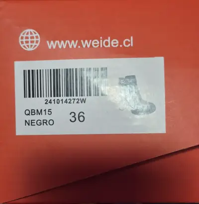 Botines de cuero negro Weide con tacón alto - miniatura 3