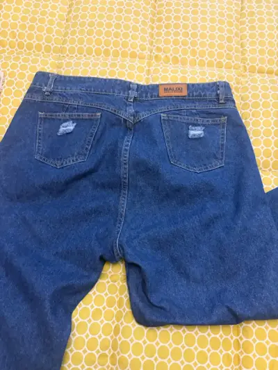 Jeans de mezclilla rasgados para mujer 44/46 - miniatura 4