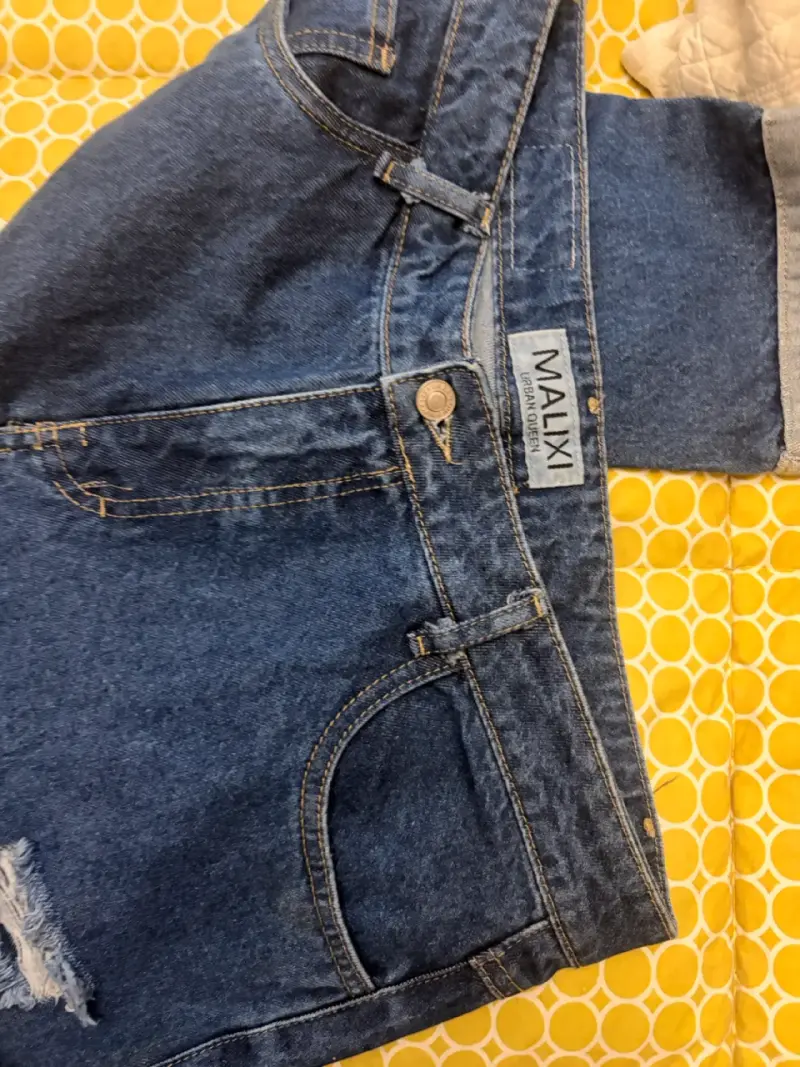 Jeans de mezclilla rasgados para mujer 44/46 - 5