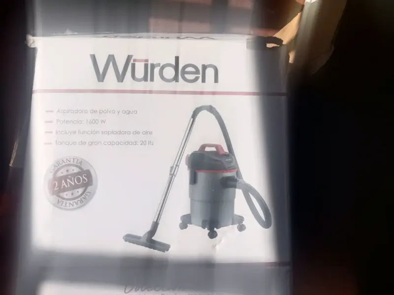 Aspiradora Würden de polvo y agua 1600W - 3