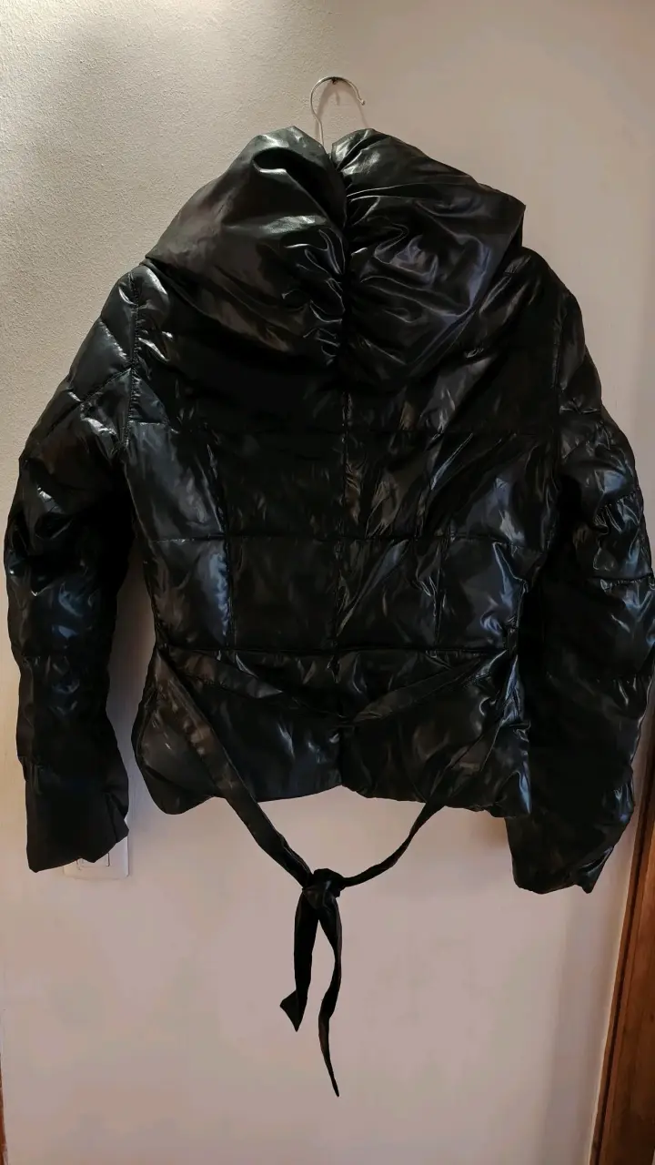 Chaqueta parca negra Lineatre para mujer - 2