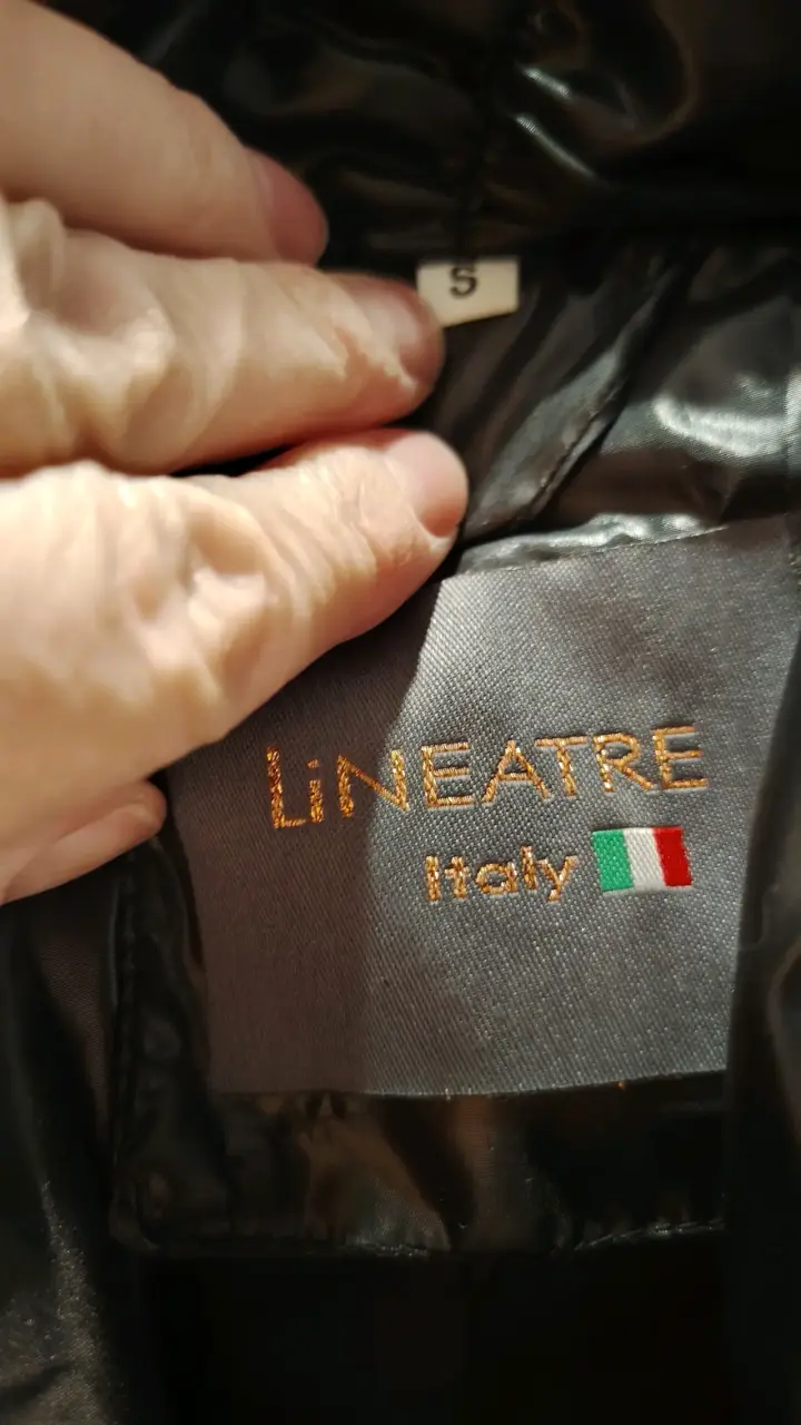Chaqueta parca negra Lineatre para mujer - 3