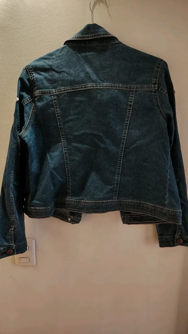 Chaqueta de mezclilla para niña Justice con parches - 2
