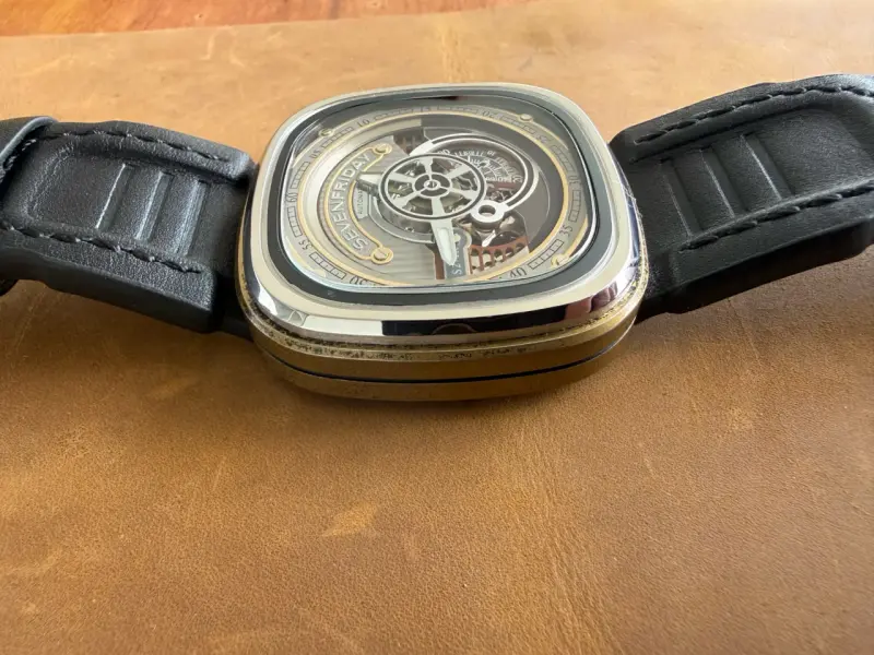 Reloj automático SevenFriday con correa de cuero - 4