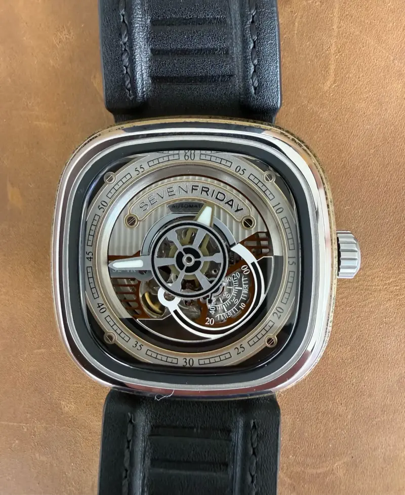 Reloj automático SevenFriday con correa de cuero - 1