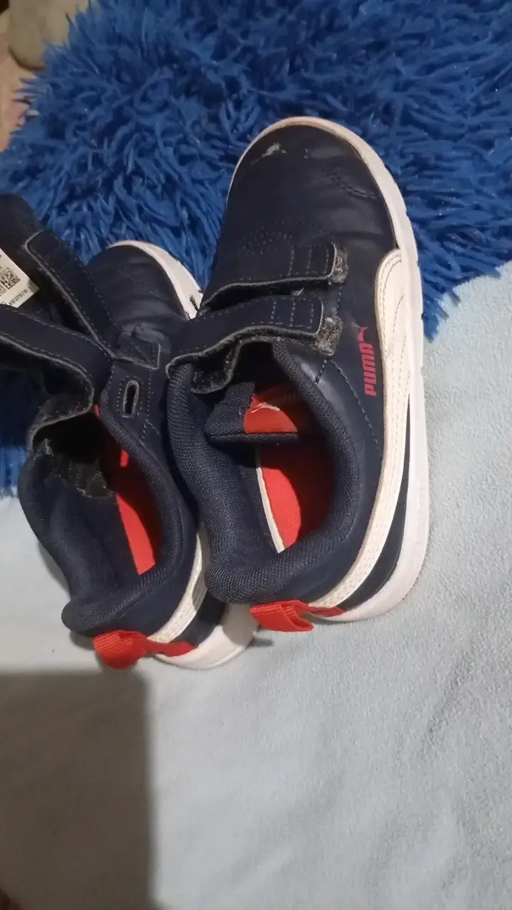 Zapatillas deportivas infantiles Puma azul marino - 3
