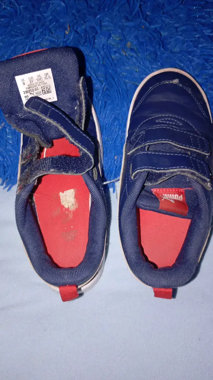 Zapatillas deportivas infantiles Puma azul marino - 5