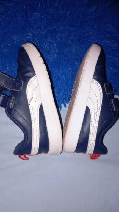 Zapatillas deportivas infantiles Puma azul marino - miniatura 6