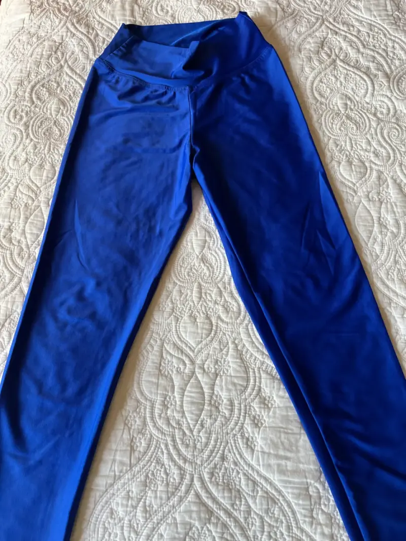 Leggings deportivos azules para mujer