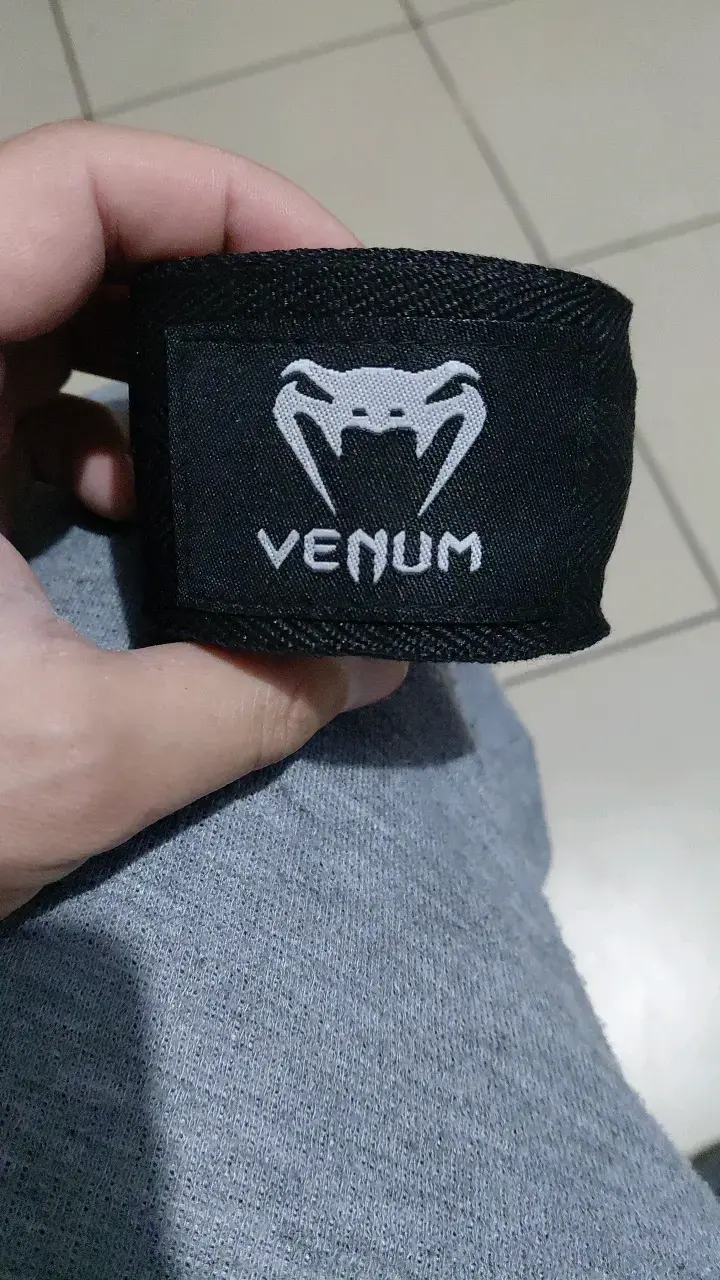 Vendas de Boxeo Venum Negras 5mtrs - 2