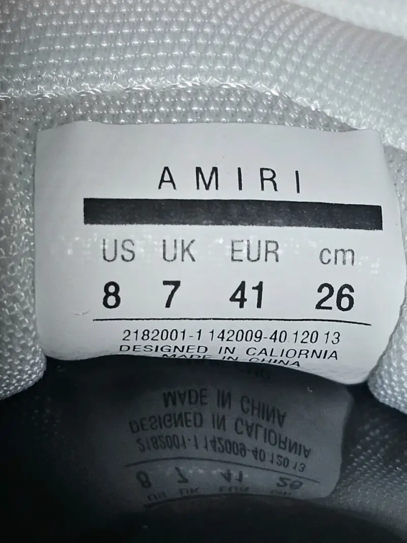 Zapatillas deportivas Amiri blancas y verdes - 5