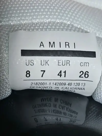 Zapatillas deportivas Amiri blancas y verdes - miniatura 5