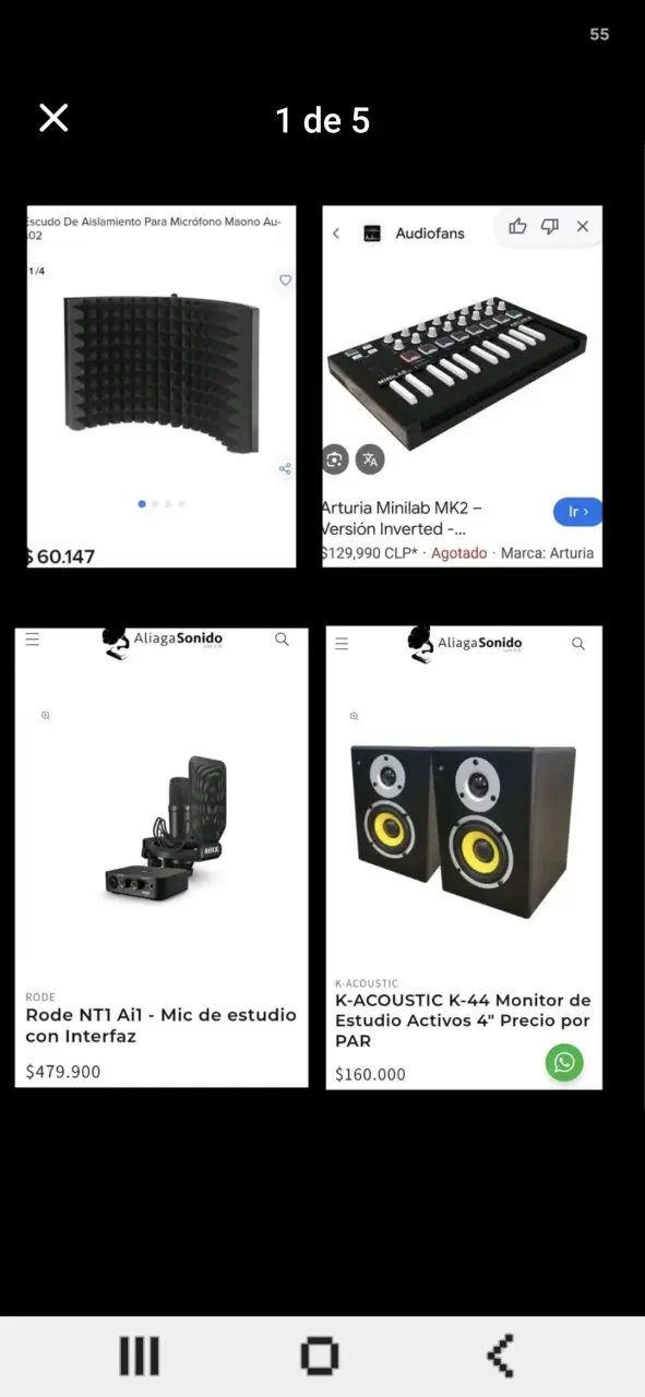 Micrófono de estudio Rode NT1 Ai1 con interfaz - 1