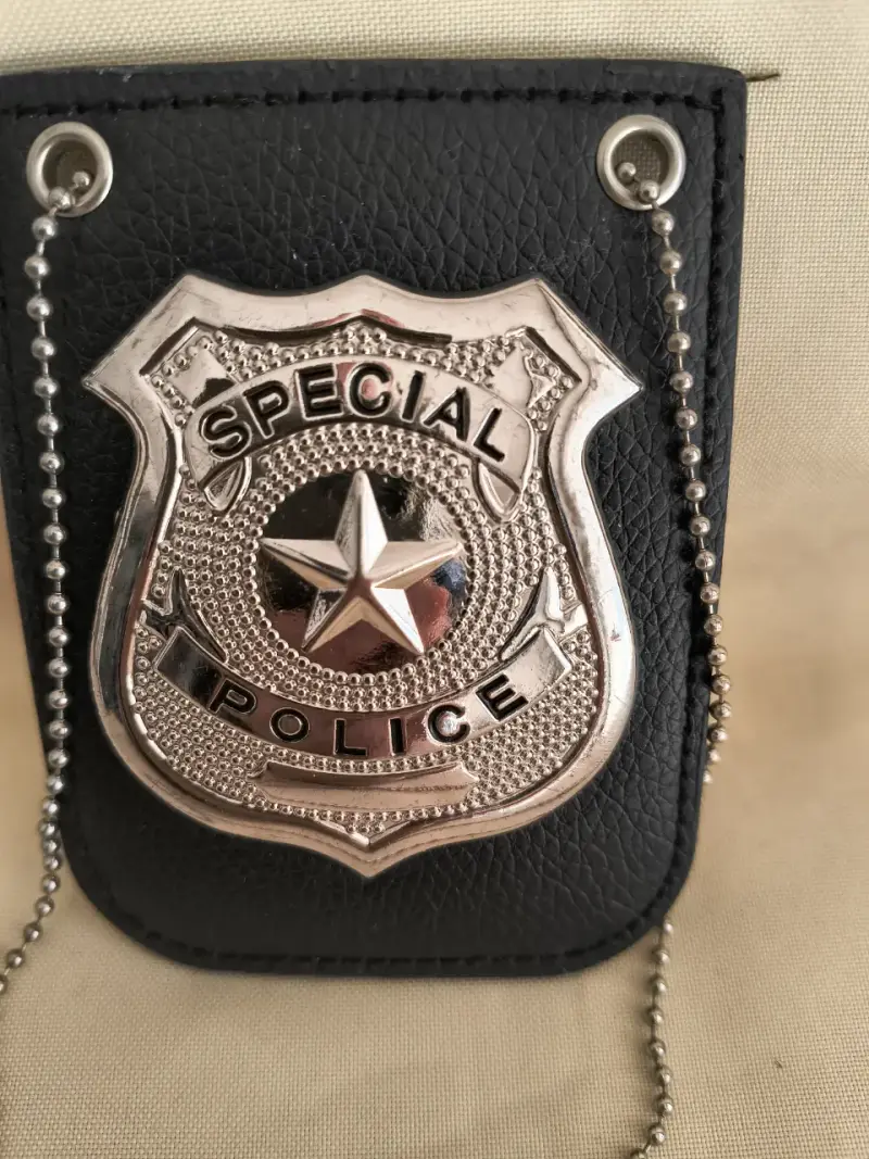 Placa de Policía Especial con Cadena para disfraz - 2