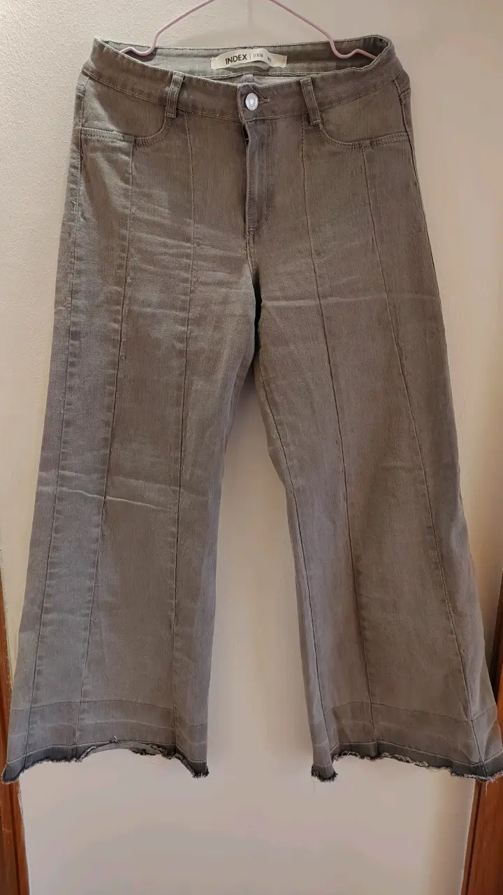 Pantalones de mezclilla grises Index para mujer - 1