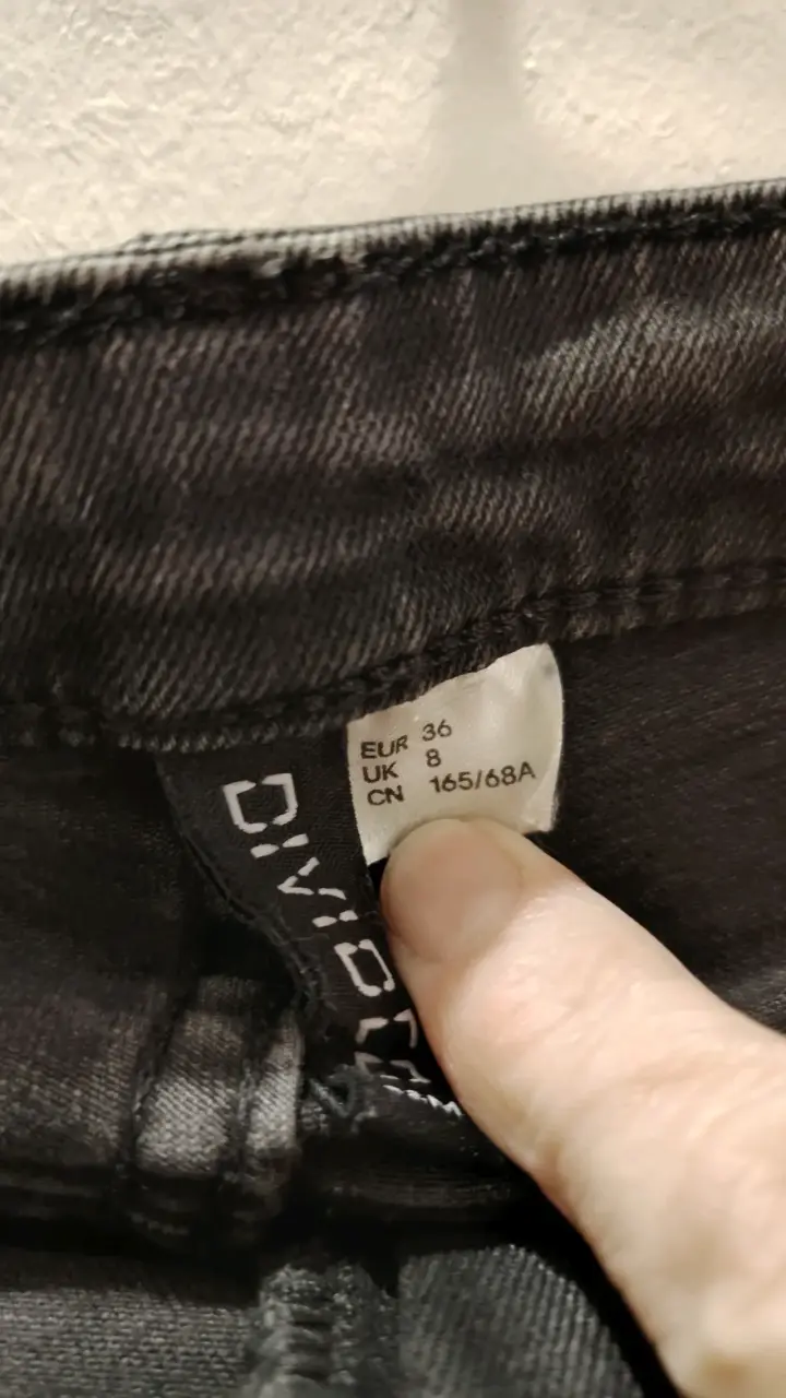 Pantalones acampanados negros talla 36 - 3