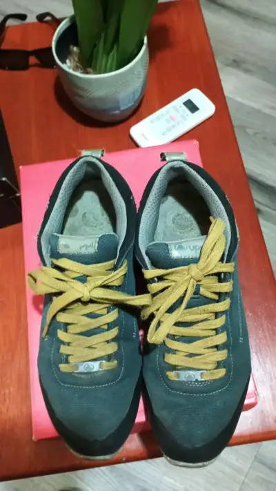 Zapatillas de senderismo verde con suela Vibram - miniatura 5