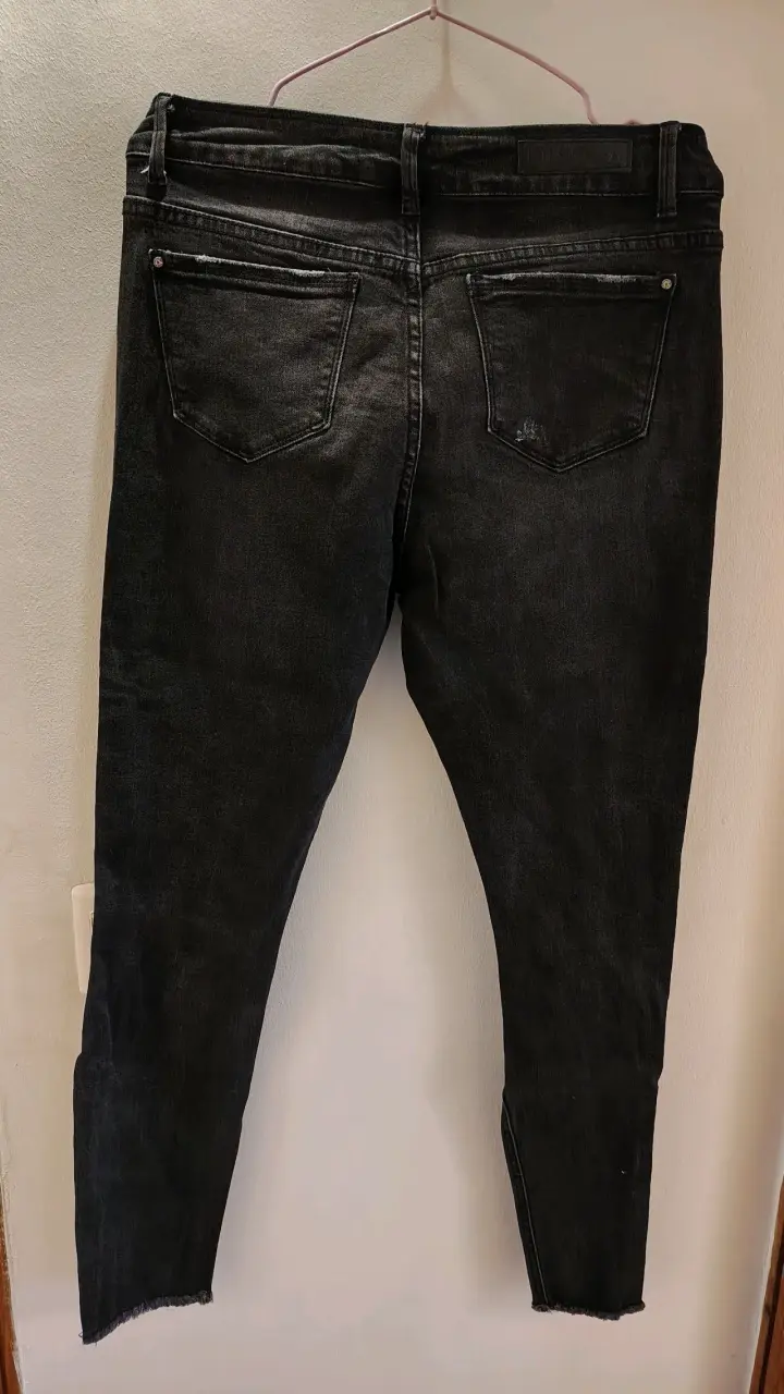 Jeans negros desgastados y rotos Barbados - 2