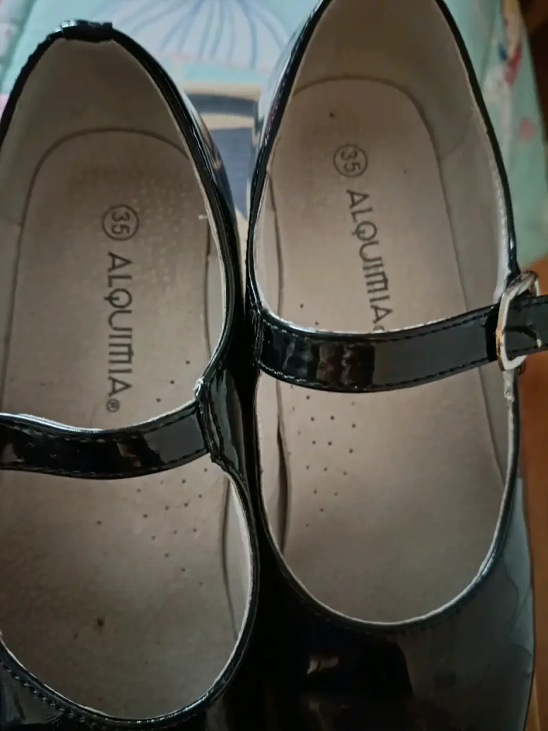 Zapatos de charol negro Alquimia talla 35 - 1