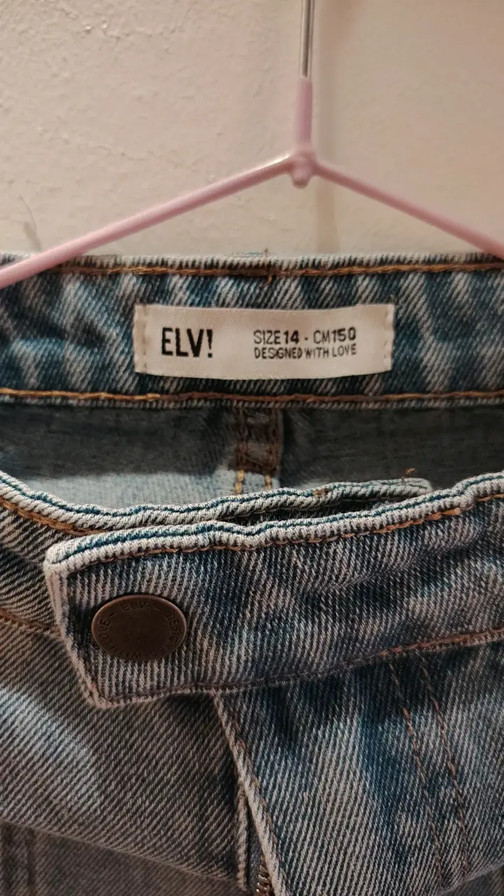 Jeans de mezclilla ELV! talla 14 - 3