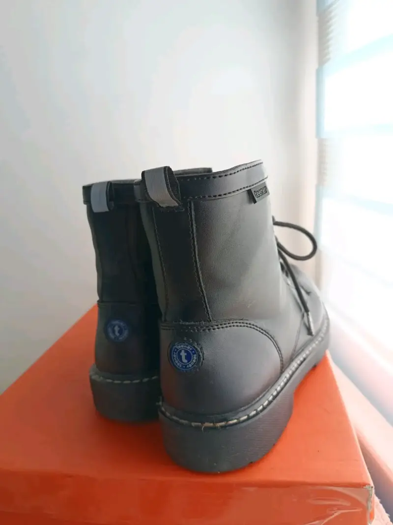 Botines negros de cuero Teener para mujer - 2