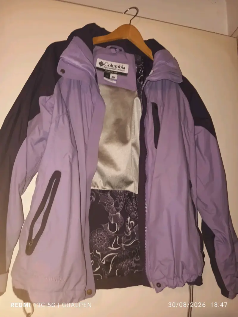 Parka Columbia Interchange Mujer Morada - 1