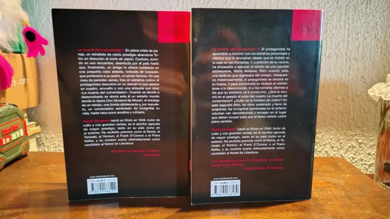 Libros 'La Muerte del Comendador'  Haruki Murakam - 2