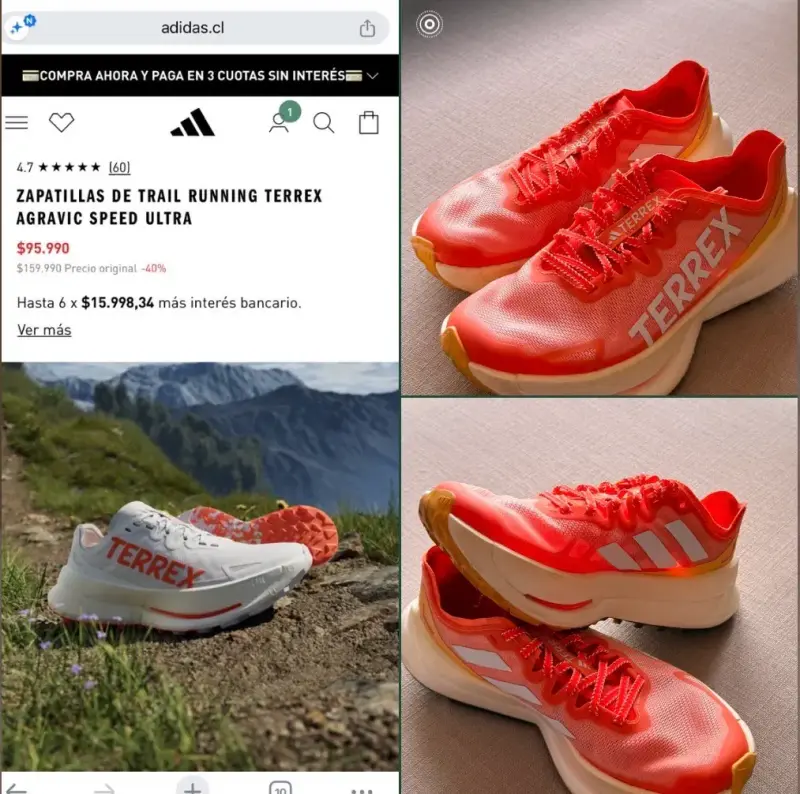 Zapatillas de Trail Running Adidas Terrex - 1