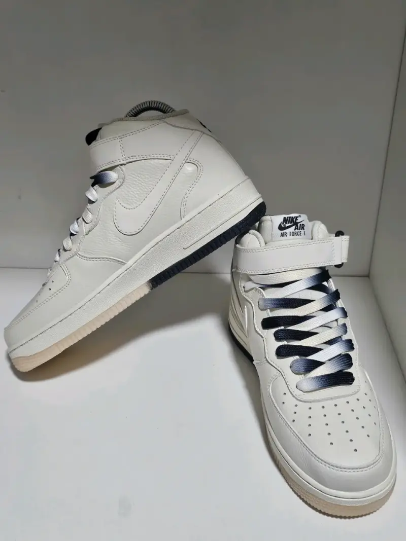 Zapatillas Nike Air Force 1 Mid Blancas - 1