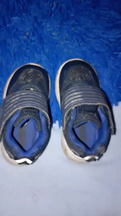 Zapatillas deportivas infantiles azul oscuro - miniatura 1