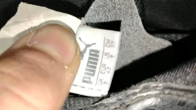 Zapatillas de fútbol Puma negras usadas - miniatura 2