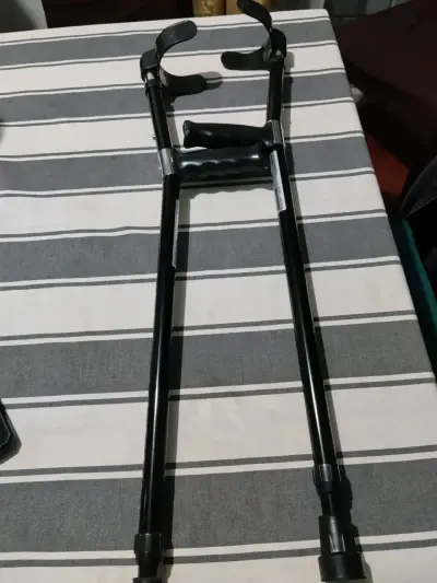 Bastones de codera ajustables negros - miniatura 2