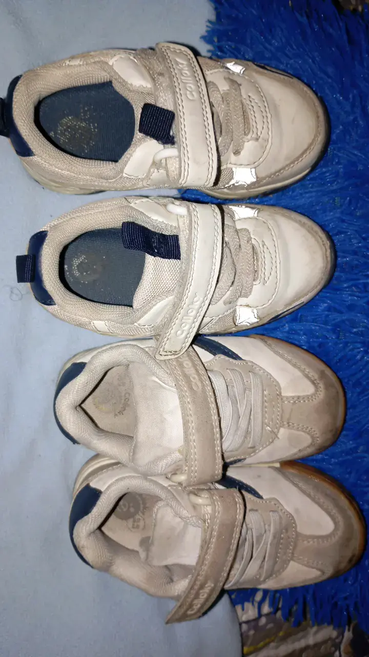 Zapatillas deportivas para niños Colloky blancas - 3