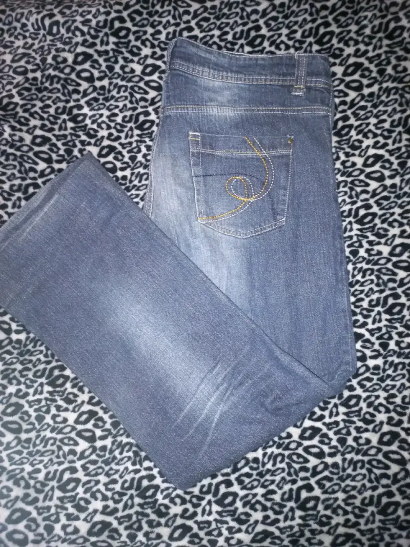 Jeans de mujer azul flare - 3