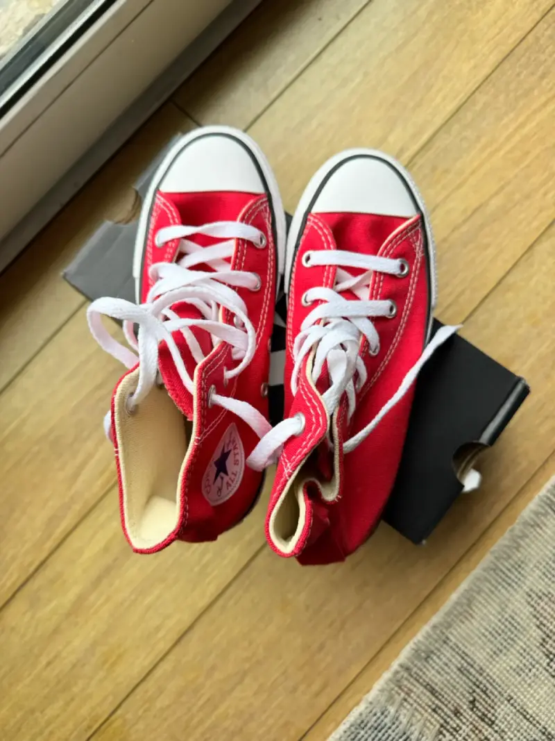 Zapatillas Converse All Star rojas 31niño clásicas - 1