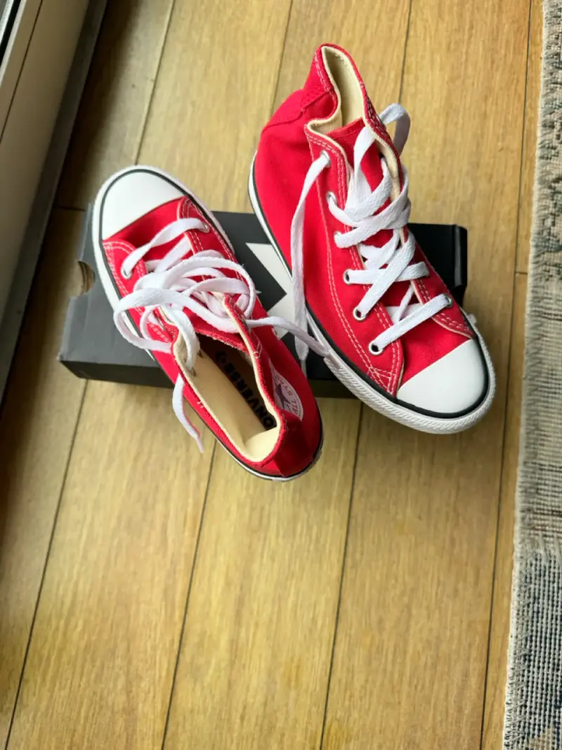Zapatillas Converse All Star rojas 31niño clásicas - 2