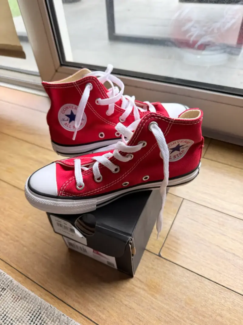 Zapatillas Converse All Star rojas 31niño clásicas - 3