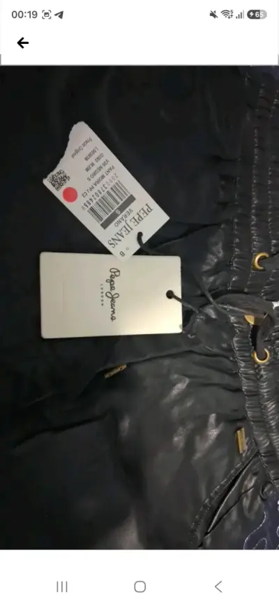 Pantalones de cuero sintético negro Pepe Jeans - miniatura 2