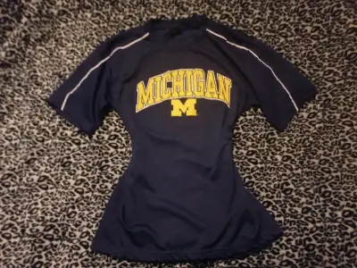 Polera deportiva azul Michigan - miniatura 1