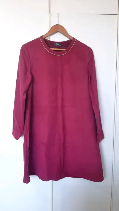 Vestido burdeos - miniatura 1