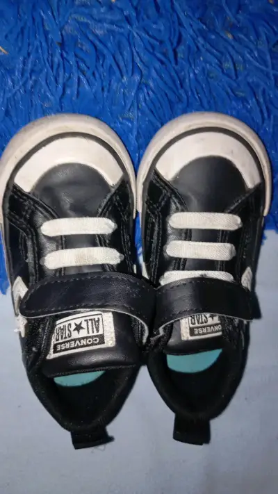 Zapatillas Converse All Star negras para niños - miniatura 2