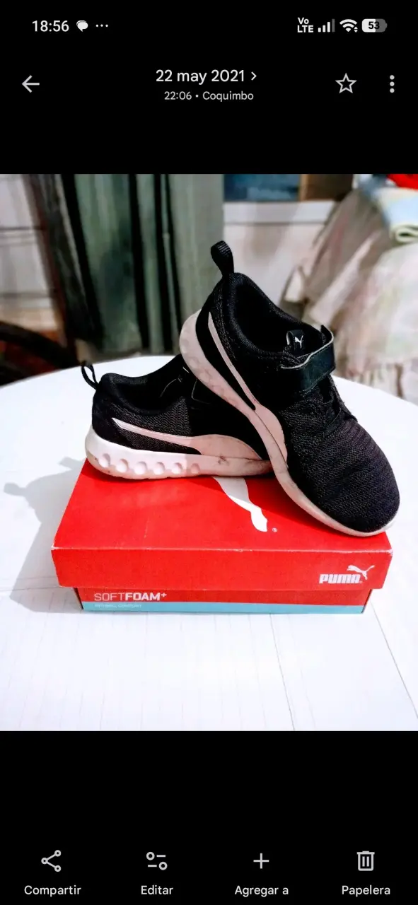 Zapatillas deportivas negras Puma SoftFoam - 1