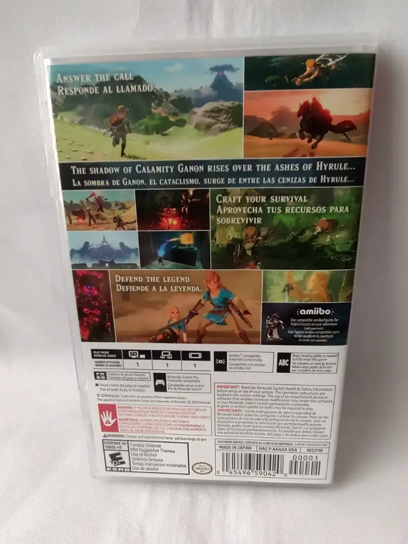 Juego Nintendo Switch The Legend of Zelda: Breath of the Wild - 2