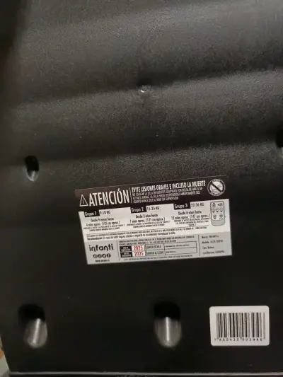 Silla de Auto Infanti Negra con Sistema Isofix - miniatura 5