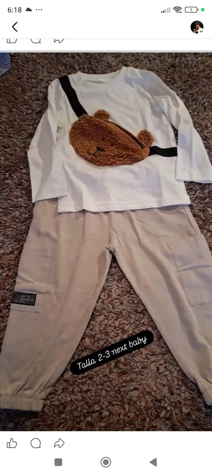 Conjunto de ropa infantil talla 2-3 años - 1